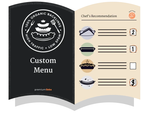 custom menu 1x